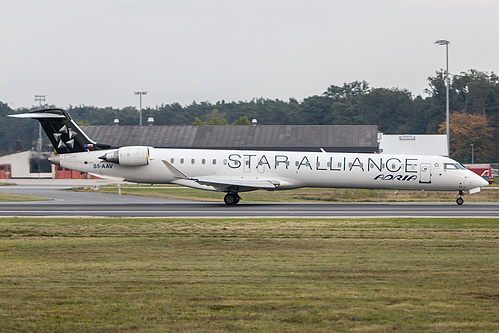 Adria Airways Canadair CRJ-900 S5-AAV at Frankfurt am Main International Airport (EDDF/FRA) Adria Airways Canadair CRJ-900 S5-AAV at Frankfurt am Main International Airport (EDDF/FRA)