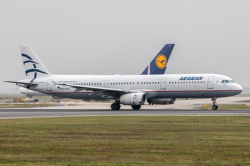 Aegean Airlines Airbus A321-200 SX-DVZ at Frankfurt am Main International Airport (EDDF/FRA)