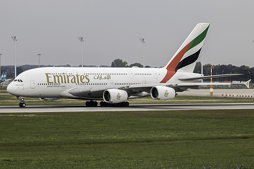 Emirates Airbus A380-800 A6-EUI at Munich International Airport (EDDM/MUC)