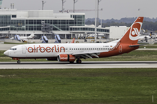 Air Berlin Boeing 737-800 D-ABKM at Munich International Airport (EDDM/MUC) Air Berlin Boeing 737-800 D-ABKM at Munich International Airport (EDDM/MUC)