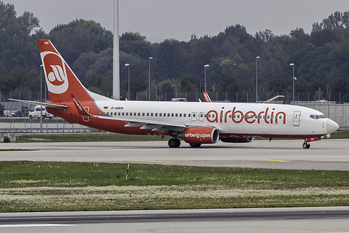 Air Berlin Boeing 737-800 D-ABKM at Munich International Airport (EDDM/MUC) Air Berlin Boeing 737-800 D-ABKM at Munich International Airport (EDDM/MUC)
