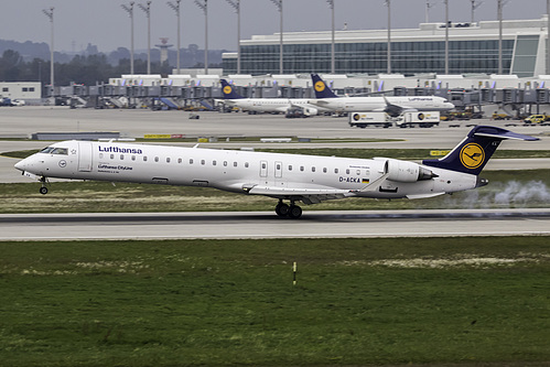 Lufthansa CityLine Canadair CRJ-900 D-ACKA at Munich International Airport (EDDM/MUC)