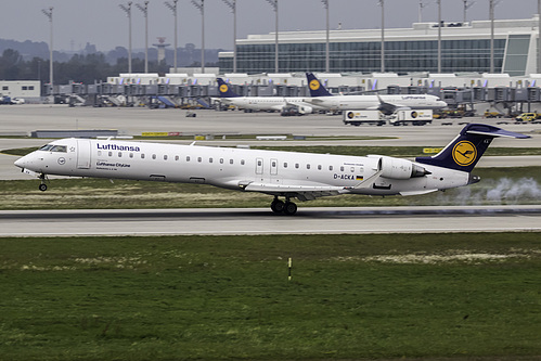 Lufthansa CityLine Canadair CRJ-900 D-ACKA at Munich International Airport (EDDM/MUC) Lufthansa CityLine Canadair CRJ-900 D-ACKA at Munich International Airport (EDDM/MUC)