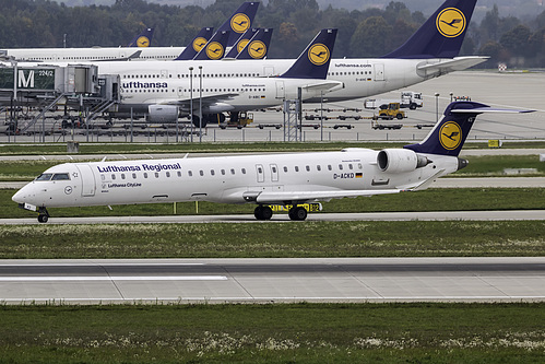 Lufthansa CityLine Canadair CRJ-900 D-ACKD at Munich International Airport (EDDM/MUC) Lufthansa CityLine Canadair CRJ-900 D-ACKD at Munich International Airport (EDDM/MUC)