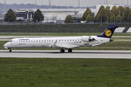 Lufthansa CityLine Canadair CRJ-900 D-ACKG at Munich International Airport (EDDM/MUC)