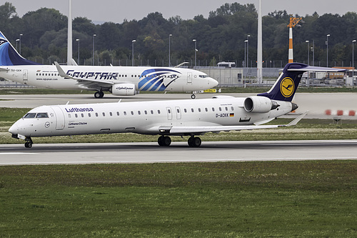 Lufthansa CityLine Canadair CRJ-900 D-ACKK at Munich International Airport (EDDM/MUC) Lufthansa CityLine Canadair CRJ-900 D-ACKK at Munich International Airport (EDDM/MUC)