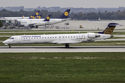 Lufthansa CityLine Canadair CRJ-900 D-ACNK at Munich International Airport (EDDM/MUC) Lufthansa CityLine Canadair CRJ-900 D-ACNK at Munich International Airport (EDDM/MUC)
