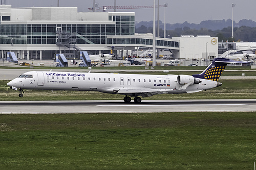 Lufthansa CityLine Canadair CRJ-900 D-ACNW at Munich International Airport (EDDM/MUC) Lufthansa CityLine Canadair CRJ-900 D-ACNW at Munich International Airport (EDDM/MUC)