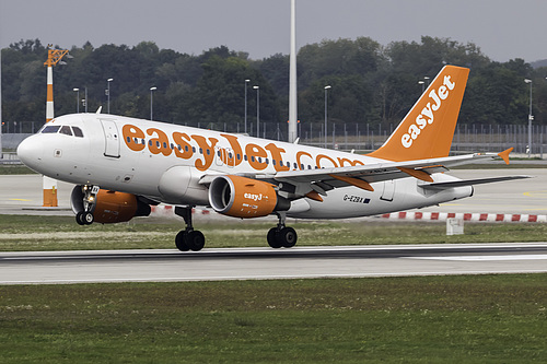 EasyJet Airbus A319-100 G-EZBX at Munich International Airport (EDDM/MUC)