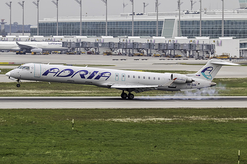 Adria Airways Canadair CRJ-900 S5-AAN at Munich International Airport (EDDM/MUC) Adria Airways Canadair CRJ-900 S5-AAN at Munich International Airport (EDDM/MUC)