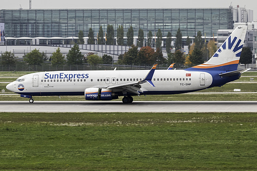 SunExpress Boeing 737-800 TC-SNP at Munich International Airport (EDDM/MUC)