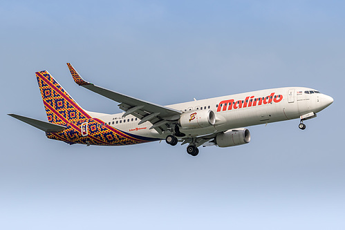 Malindo Air Boeing 737-800 9M-LCP at Singapore Changi Airport (WSSS/SIN)