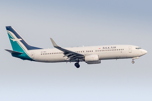 SilkAir Boeing 737-800 9V-MGG at Singapore Changi Airport (WSSS/SIN)