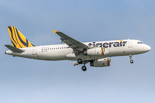 Scoot Airbus A320-200 9V-TAT at Singapore Changi Airport (WSSS/SIN)