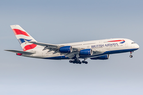 British Airways Airbus A380-800 G-XLEA at Singapore Changi Airport (WSSS/SIN) British Airways Airbus A380-800 G-XLEA at Singapore Changi Airport (WSSS/SIN)