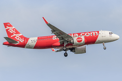 Thai AirAsia Airbus A320neo HS-BBZ at Singapore Changi Airport (WSSS/SIN)