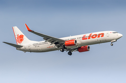 Lion Air Boeing 737-900ER PK-LJG at Singapore Changi Airport (WSSS/SIN)