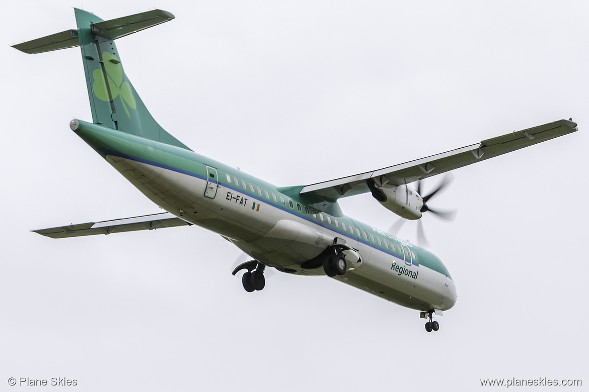 Stobart Air ATR ATR 72-600 EI-FAT at Birmingham International Airport (EGBB/BHX) Stobart Air ATR ATR 72-600 EI-FAT at Birmingham International Airport (EGBB/BHX)