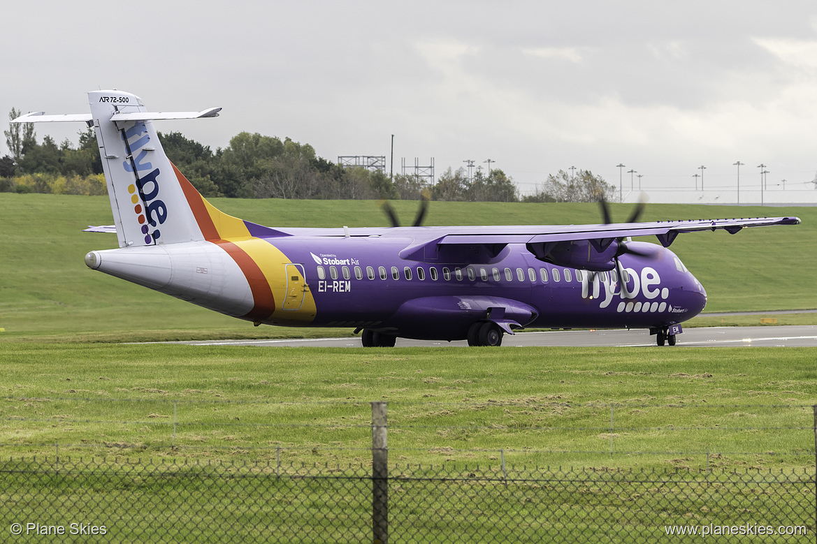 Stobart Air ATR ATR 72-500 EI-REM at Birmingham International Airport (EGBB/BHX) Stobart Air ATR ATR 72-500 EI-REM at Birmingham International Airport (EGBB/BHX)