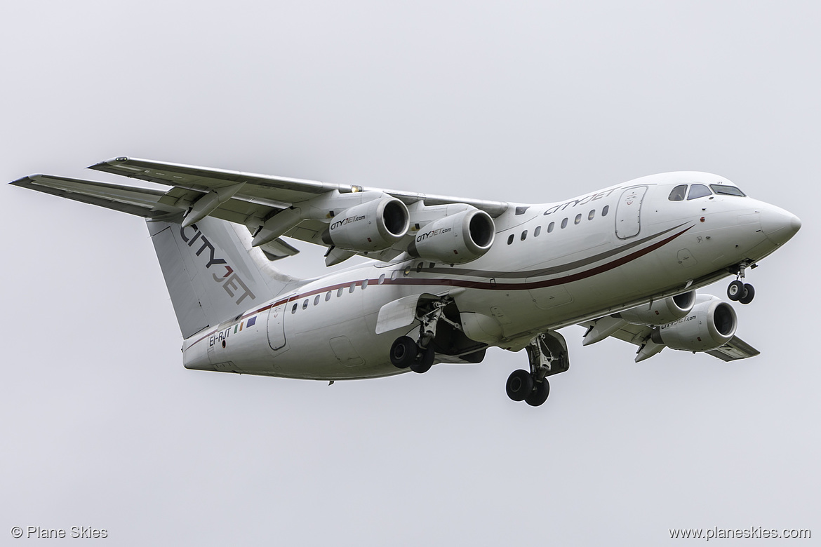 CityJet British Aerospace RJ85 EI-RJT at Birmingham International Airport (EGBB/BHX)