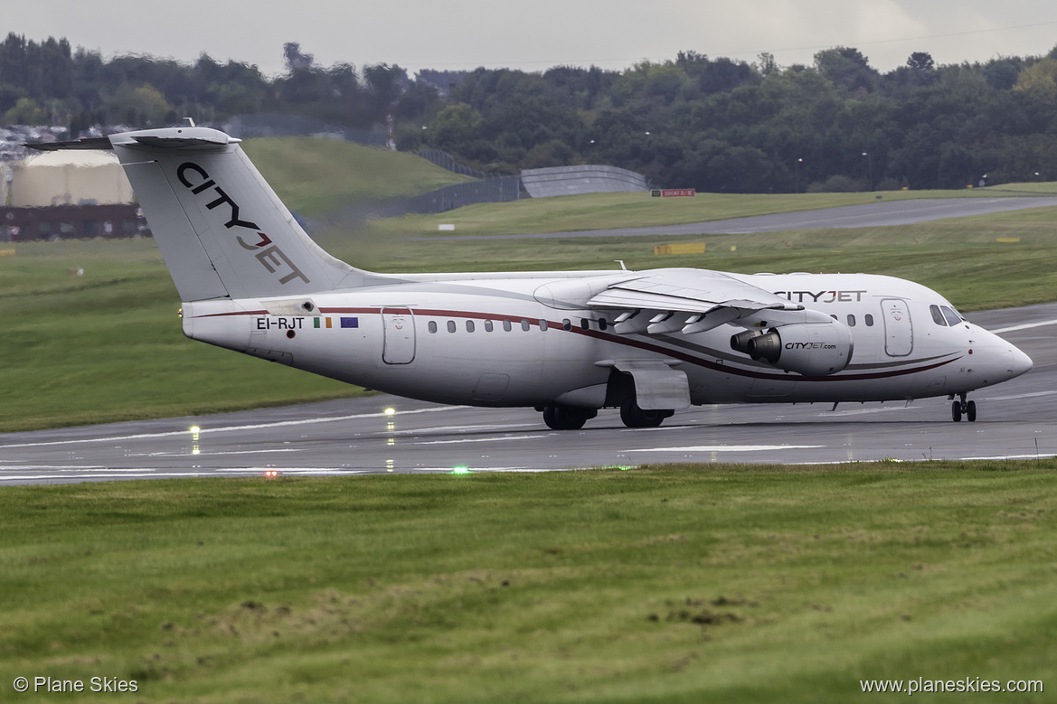 CityJet British Aerospace RJ85 EI-RJT at Birmingham International Airport (EGBB/BHX) CityJet British Aerospace RJ85 EI-RJT at Birmingham International Airport (EGBB/BHX)