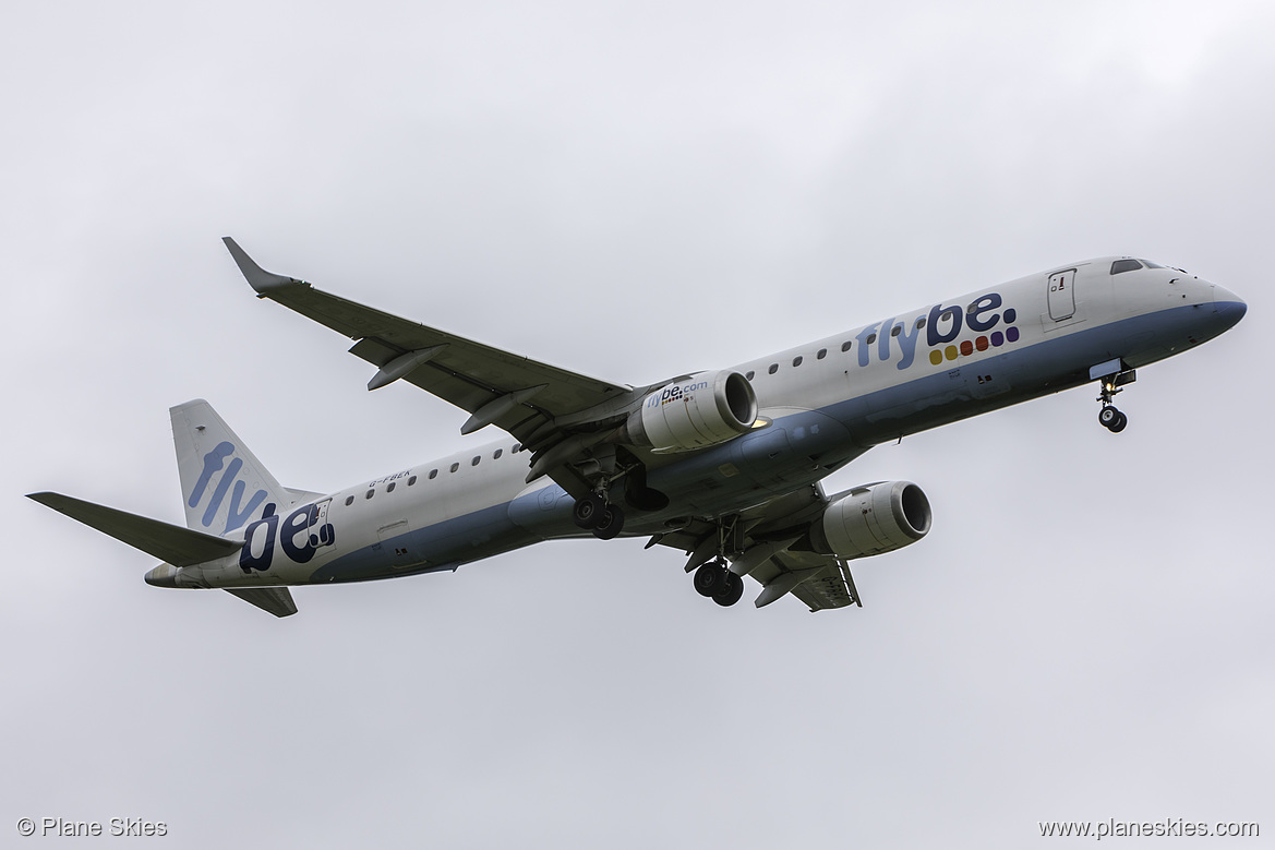 Flybe Embraer ERJ-195 G-FBEK at Birmingham International Airport (EGBB/BHX)