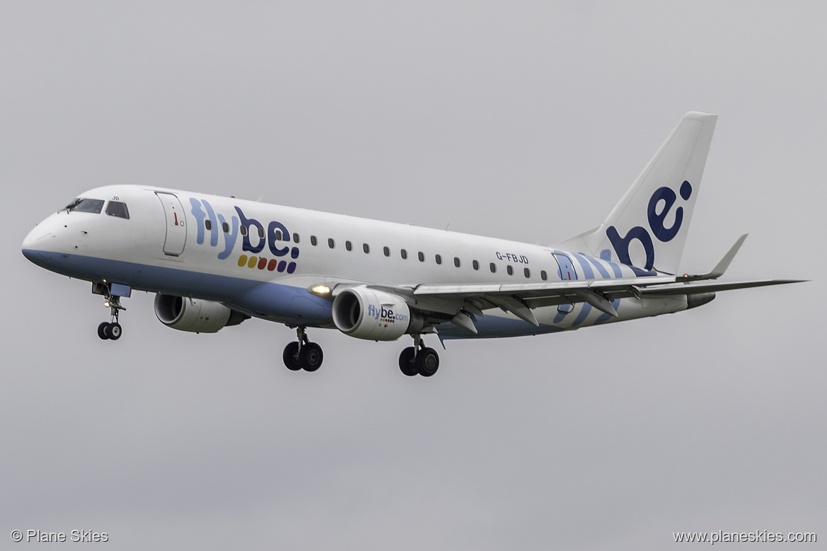 Flybe Embraer ERJ-175 G-FBJD at Birmingham International Airport (EGBB/BHX) Flybe Embraer ERJ-175 G-FBJD at Birmingham International Airport (EGBB/BHX)