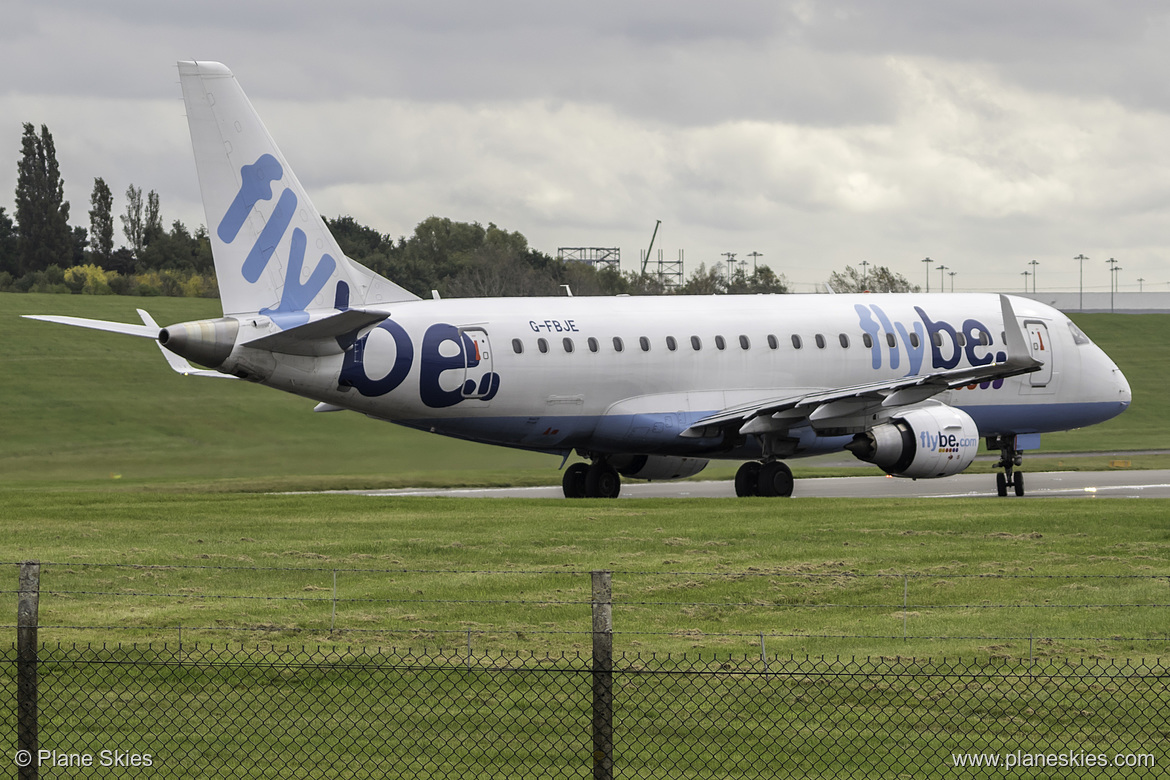 Flybe Embraer ERJ-175 G-FBJE at Birmingham International Airport (EGBB/BHX) Flybe Embraer ERJ-175 G-FBJE at Birmingham International Airport (EGBB/BHX)