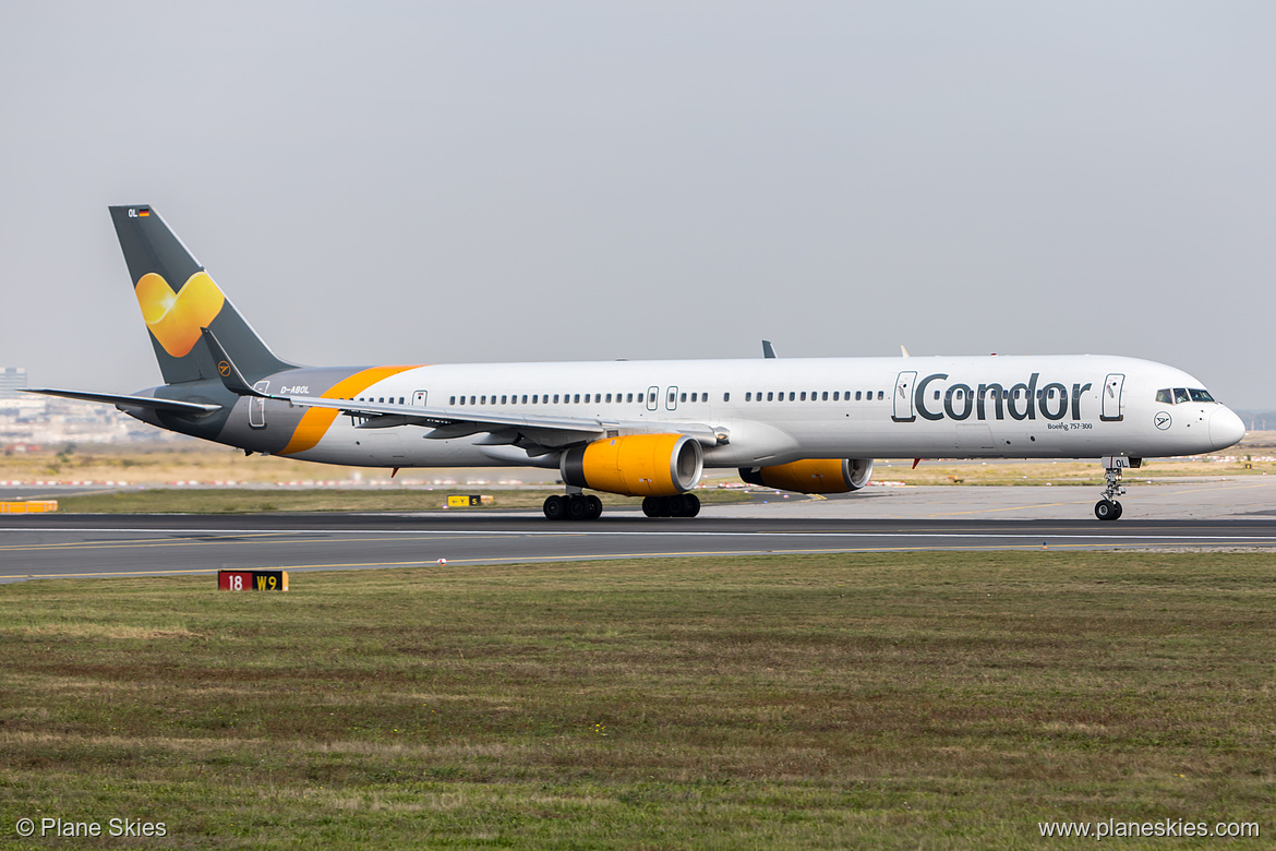 Condor Boeing 757-300 D-ABOL at Frankfurt am Main International Airport (EDDF/FRA) Condor Boeing 757-300 D-ABOL at Frankfurt am Main International Airport (EDDF/FRA)