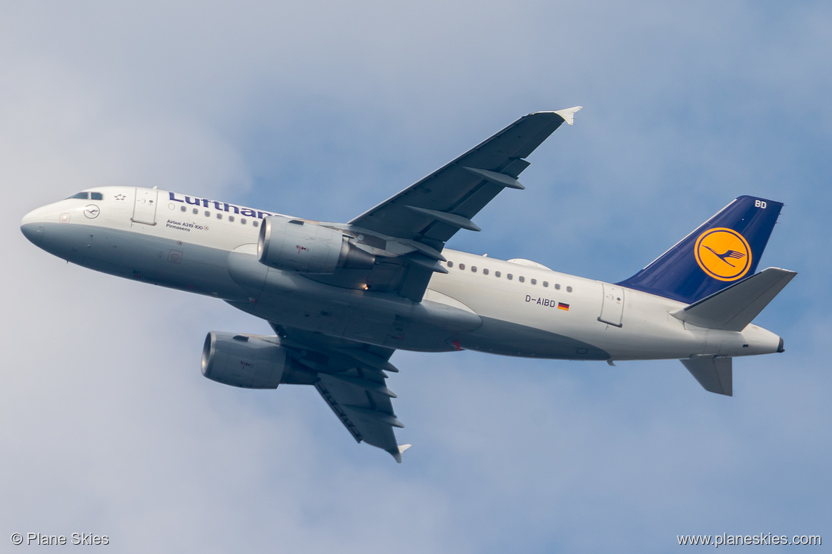 Lufthansa Airbus A319-100 D-AIBD at Frankfurt am Main International Airport (EDDF/FRA)