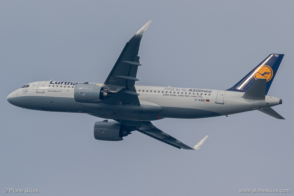 Lufthansa Airbus A320neo D-AIND at Frankfurt am Main International Airport (EDDF/FRA)