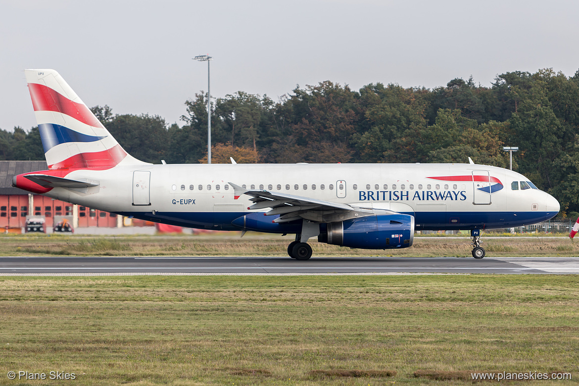 British Airways Airbus A319-100 G-EUPX at Frankfurt am Main International Airport (EDDF/FRA)