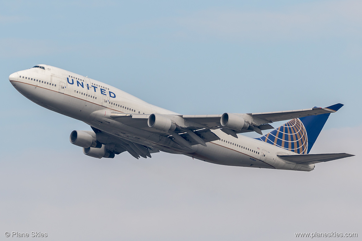 United Airlines Boeing 747-400 N128UA at Frankfurt am Main International Airport (EDDF/FRA) United Airlines Boeing 747-400 N128UA at Frankfurt am Main International Airport (EDDF/FRA)