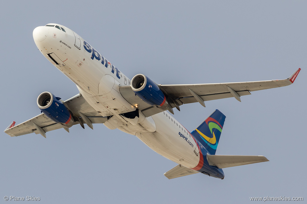 Spirit Airlines Airbus A320-200 N628NK at McCarran International Airport (KLAS/LAS)