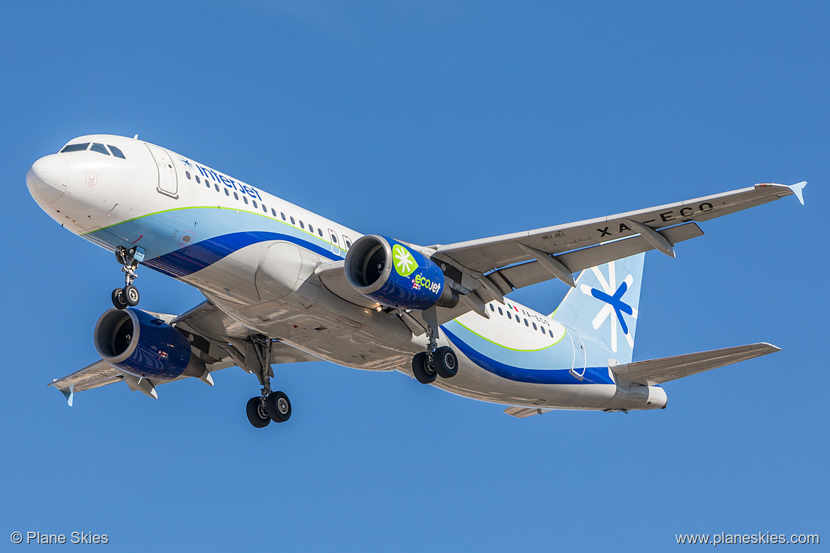 Interjet Airbus A320-200 XA-ECO at McCarran International Airport (KLAS/LAS)