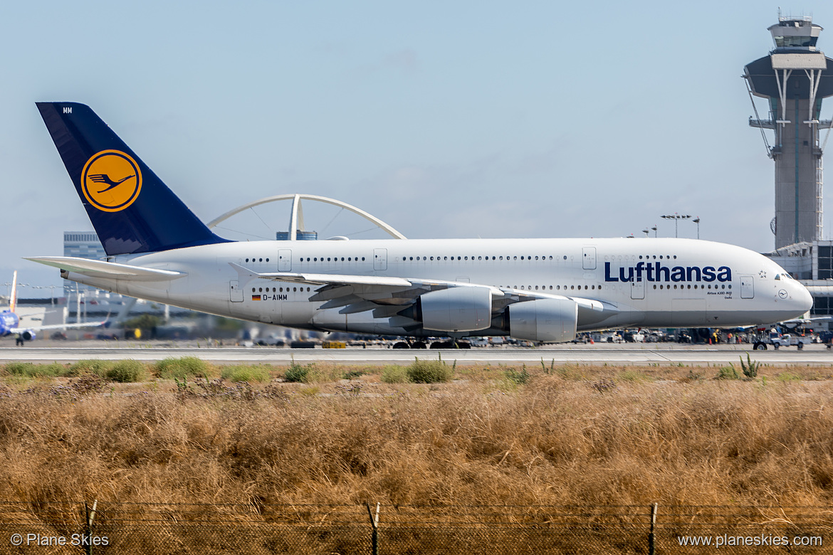 Lufthansa Airbus A380-800 D-AIMM at Los Angeles International Airport (KLAX/LAX)