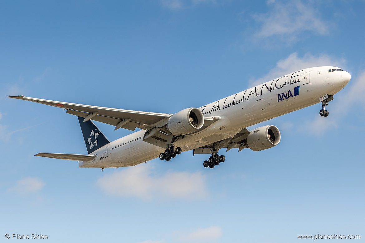 All Nippon Airways Boeing 777-300ER JA731A at Los Angeles International Airport (KLAX/LAX)