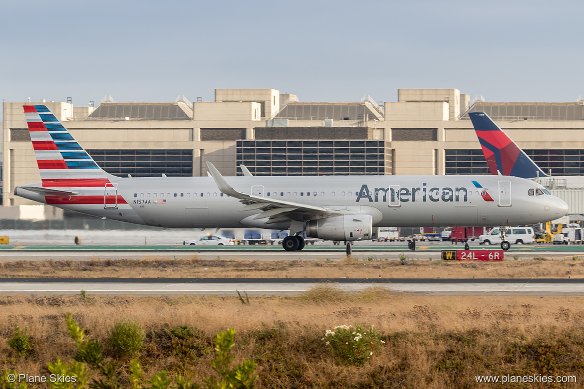 American Airlines Airbus A321-200 N157AA at Los Angeles International Airport (KLAX/LAX) American Airlines Airbus A321-200 N157AA at Los Angeles International Airport (KLAX/LAX)