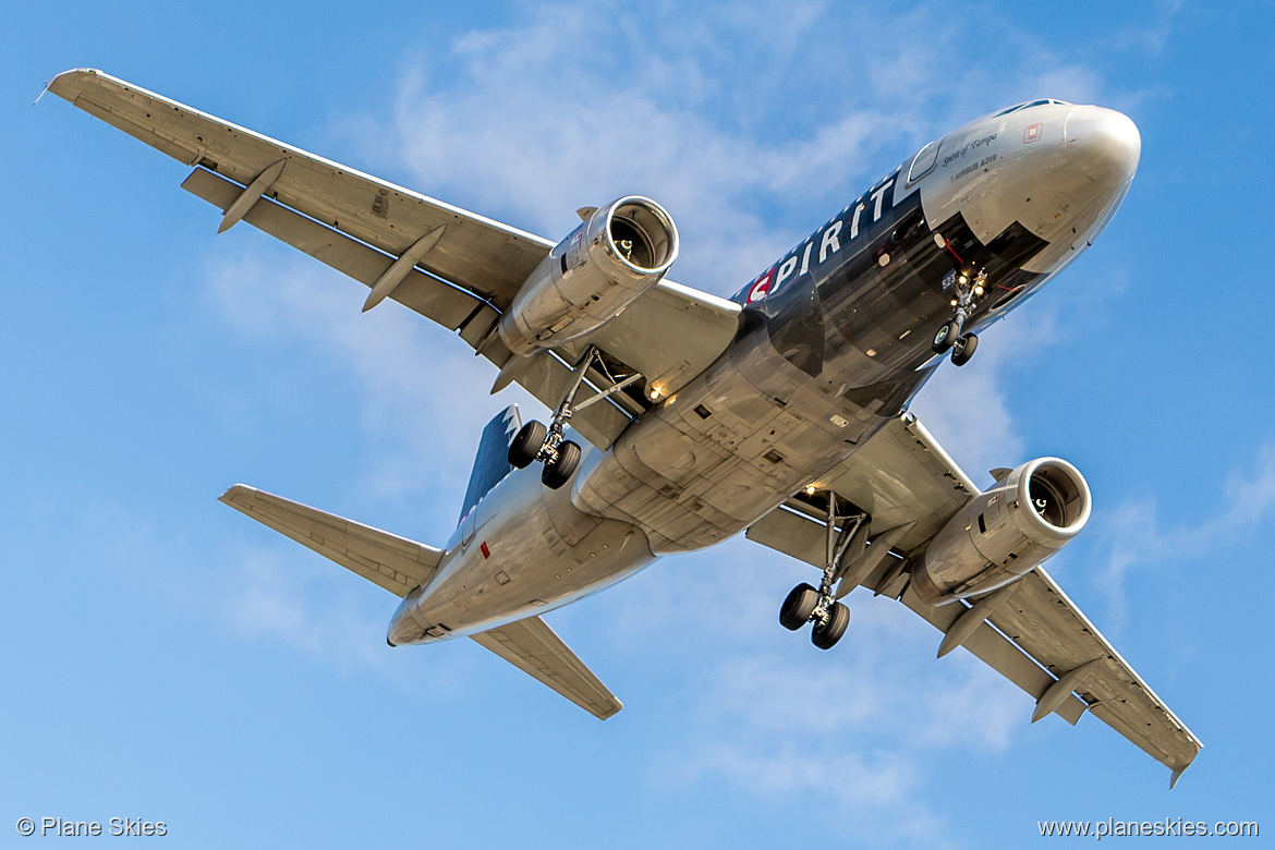 Spirit Airlines Airbus A319-100 N523NK at Los Angeles International Airport (KLAX/LAX) Spirit Airlines Airbus A319-100 N523NK at Los Angeles International Airport (KLAX/LAX)