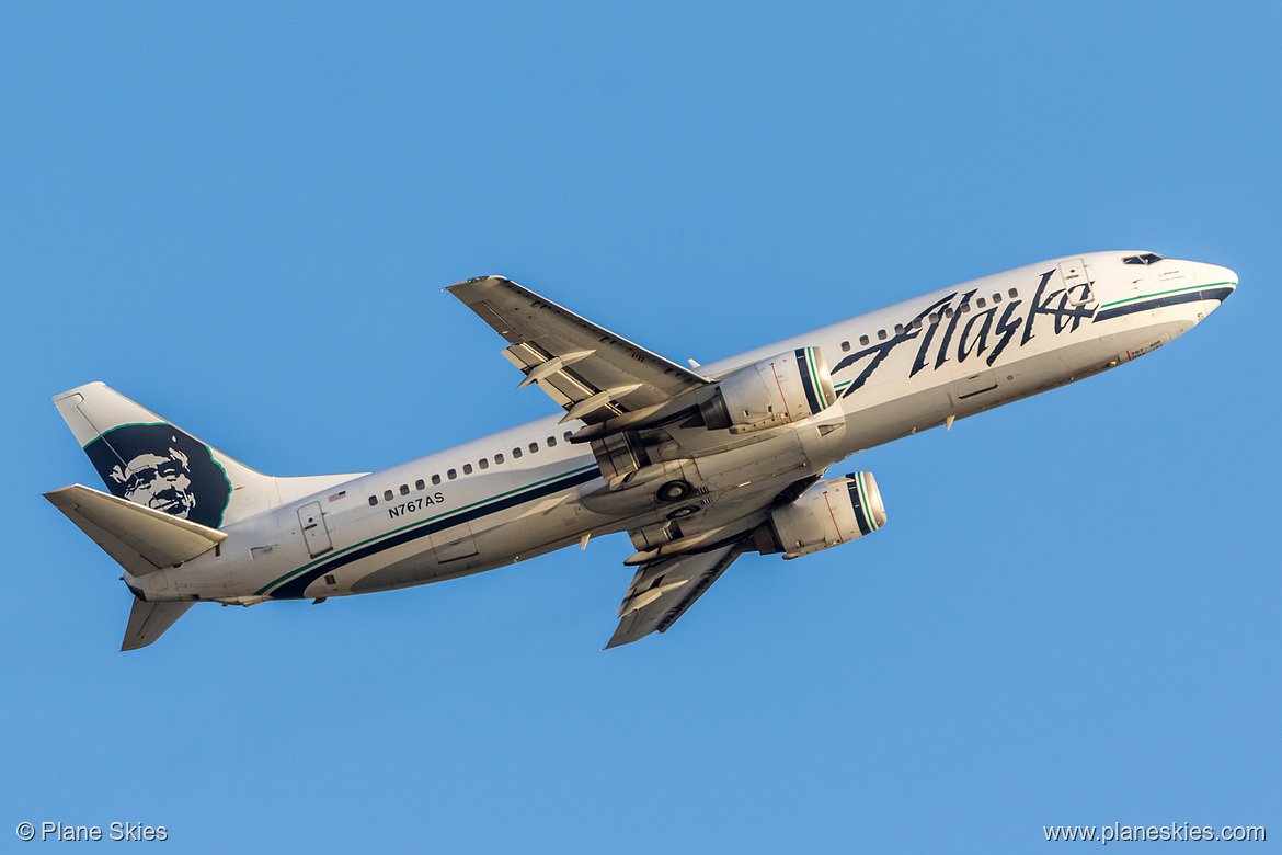 Alaska Airlines Boeing 737-400 N767AS at Los Angeles International Airport (KLAX/LAX) Alaska Airlines Boeing 737-400 N767AS at Los Angeles International Airport (KLAX/LAX)