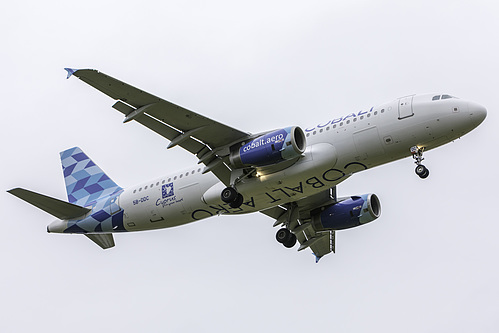 Cobalt Airbus A320-200 5B-DDC at Birmingham International Airport (EGBB/BHX)