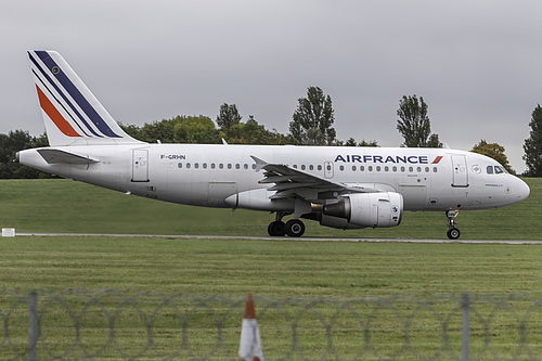 Air France Airbus A319-100 F-GRHN at Birmingham International Airport (EGBB/BHX)