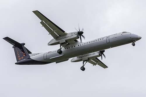 Flybe DHC Dash-8-400 G-ECOK at Birmingham International Airport (EGBB/BHX)