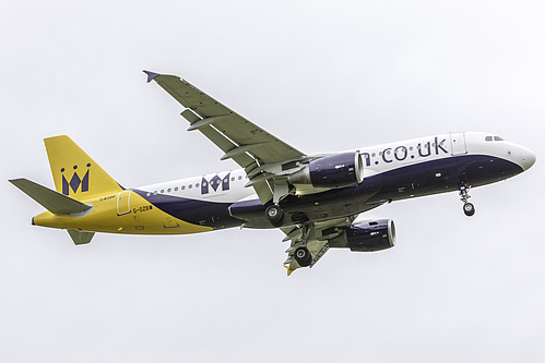 Monarch Airbus A320-200 G-OZBW at Birmingham International Airport (EGBB/BHX)