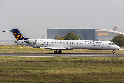 Lufthansa CityLine Canadair CRJ-900 D-ACNO at Frankfurt am Main International Airport (EDDF/FRA) Lufthansa CityLine Canadair CRJ-900 D-ACNO at Frankfurt am Main International Airport (EDDF/FRA)