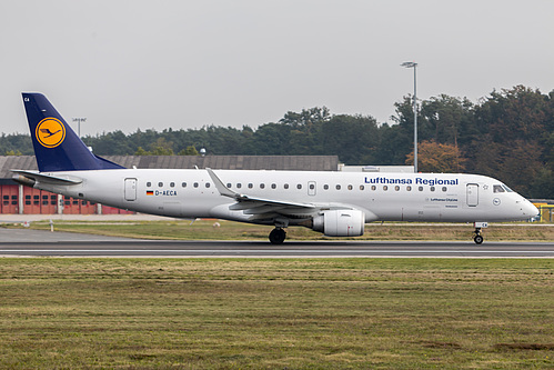Lufthansa CityLine Embraer ERJ-190 D-AECA at Frankfurt am Main International Airport (EDDF/FRA) Lufthansa CityLine Embraer ERJ-190 D-AECA at Frankfurt am Main International Airport (EDDF/FRA)
