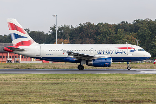 British Airways Airbus A319-100 G-EUPX at Frankfurt am Main International Airport (EDDF/FRA)