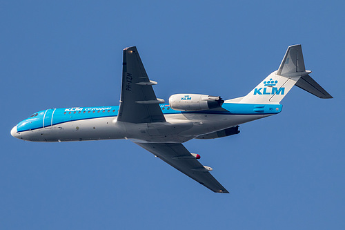 KLM Cityhopper Fokker F70 PH-KZM at Frankfurt am Main International Airport (EDDF/FRA) KLM Cityhopper Fokker F70 PH-KZM at Frankfurt am Main International Airport (EDDF/FRA)