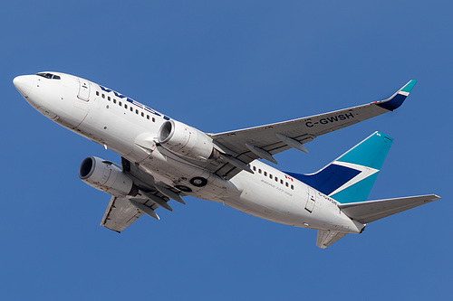 WestJet Boeing 737-700 C-GWSH at McCarran International Airport (KLAS/LAS)