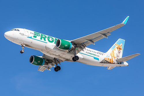 Frontier Airlines Airbus A320-200 N229FR at McCarran International Airport (KLAS/LAS)